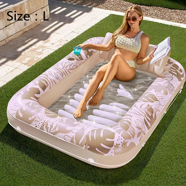Inflatable Tanning Pool Lounger